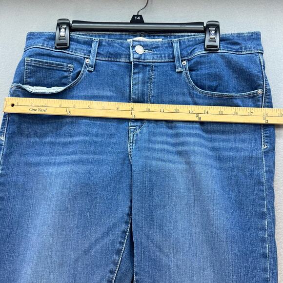 Levi's Jeans Women's 16 Blue Classic Mid Rise Skinny Preppy Normcore Mom Jeans - Picture 11 of 14